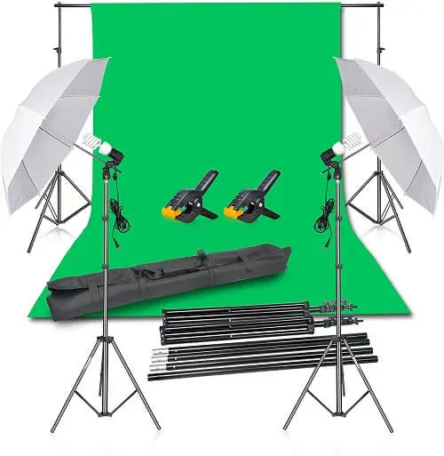 Emart Photography Backdrop Continuous Umbrella Studio Lighting Kit