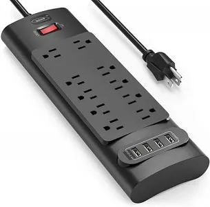 Strip surge protector