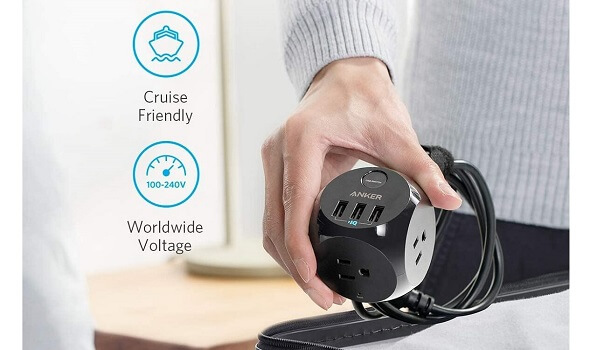 Anker PowerPort Cube Travel Power Strip