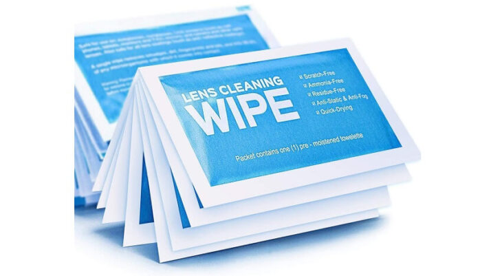 Pre-Moistened Electronic Wipes