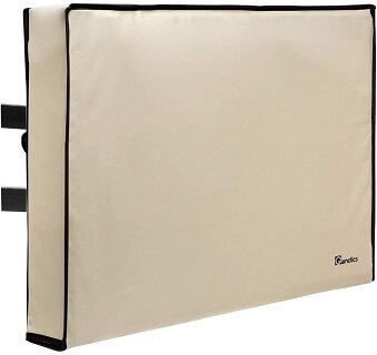 Garnetics Outdoor TV Cover Weatherproof Protector for Flat Screen TVs