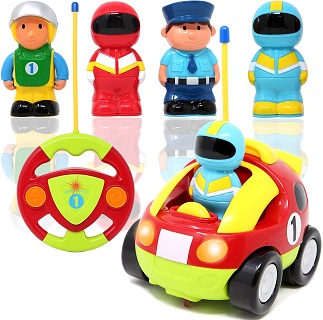 Joyin Toy Cartoon RC Race Car Radio Remote Control with Music and Sound