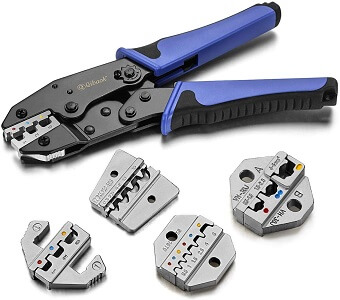 Crimping Tool Set Qibaok Ratcheting Wire Crimper Tool