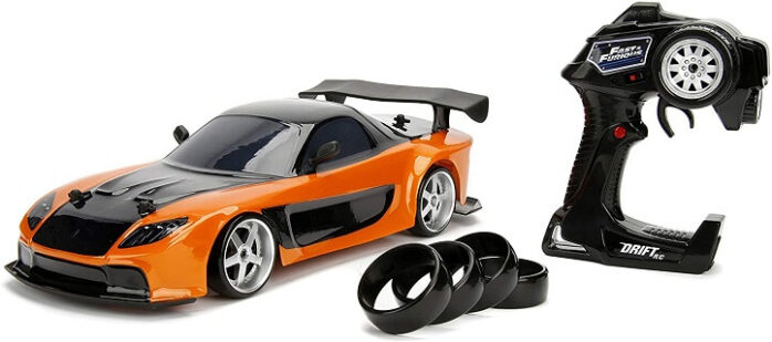 Jada Toys Fast and Furious Mazda RX-7 Drift RC Car