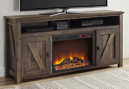 Ameriwood Home Farmington Electric Fireplace TV Console