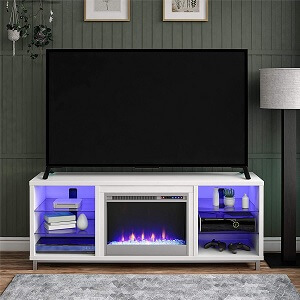 Ameriwood Home Fireplace TV Stand