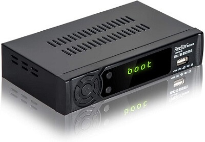 Five Star Converter Box ATSC Digital Tuner Box for Analog TV
