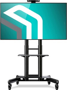 ONKRON Mobile TV Stand with Mount Rolling TV Cart