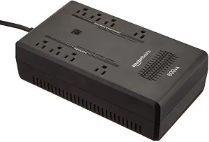 Amazon Basics Standby UPS 600VA 360W Surge Protector Battery Power Backup