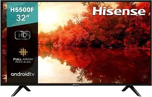 Hisense 32-Inch 32H5500F Class H55 Series Android Smart TV with Voice Remote