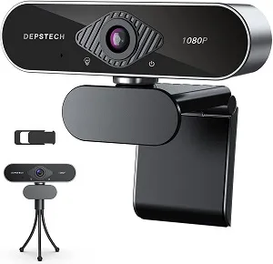DEPSTECH Webcam with Microphone 1080P HD