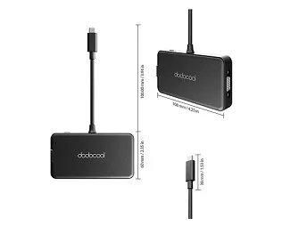 dodocool 7-in-1 USB C Hub Design